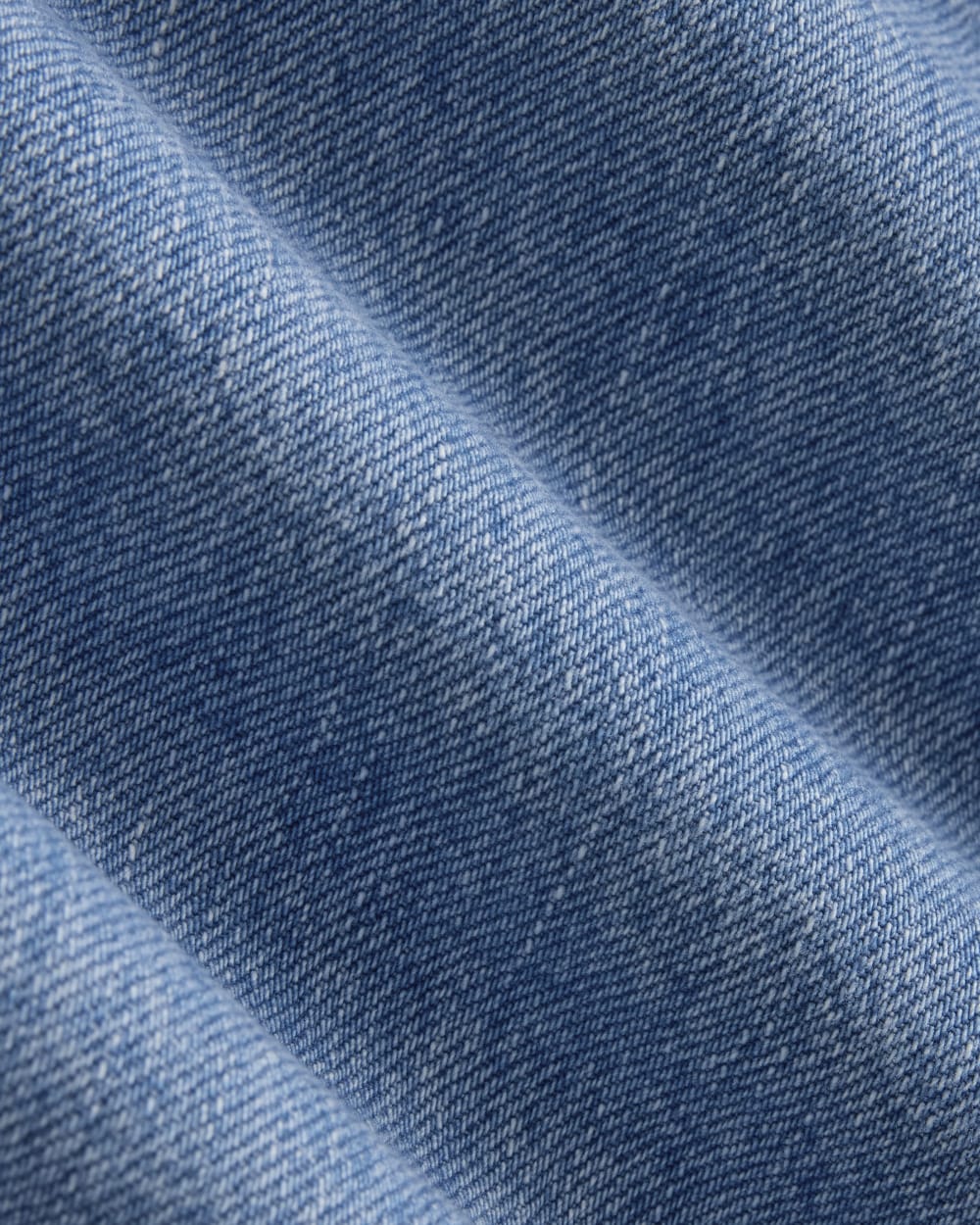 The Long A-Line Denim Short | Light Indigo
