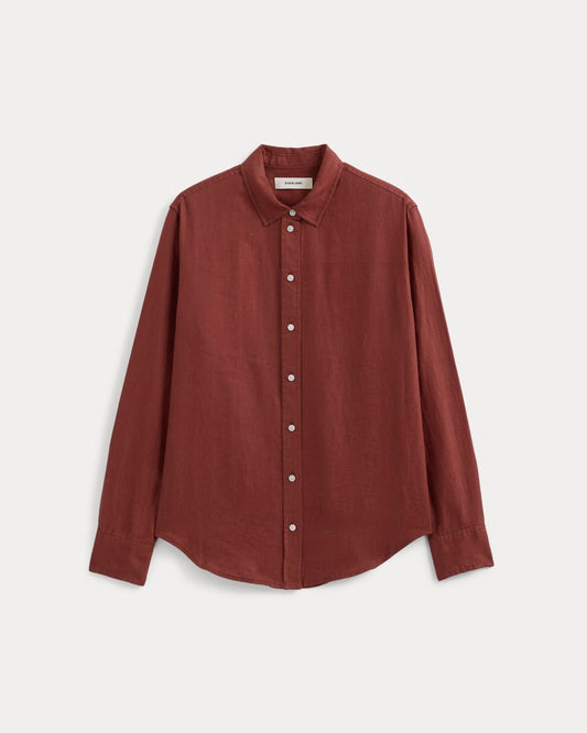 The Must-Have Shirt in Linen | Henna Red
