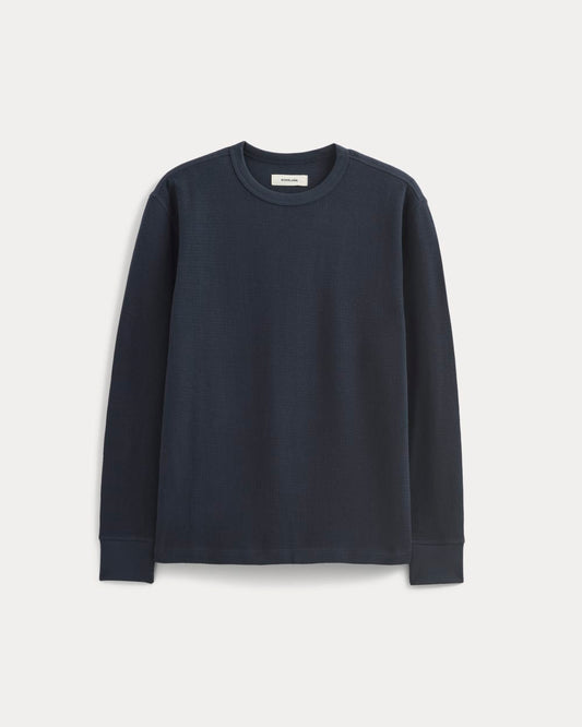 Thermal Crew in Cozy Waffle | Navy