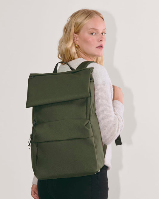 The ReNew Transit Backpack | Dark Forest