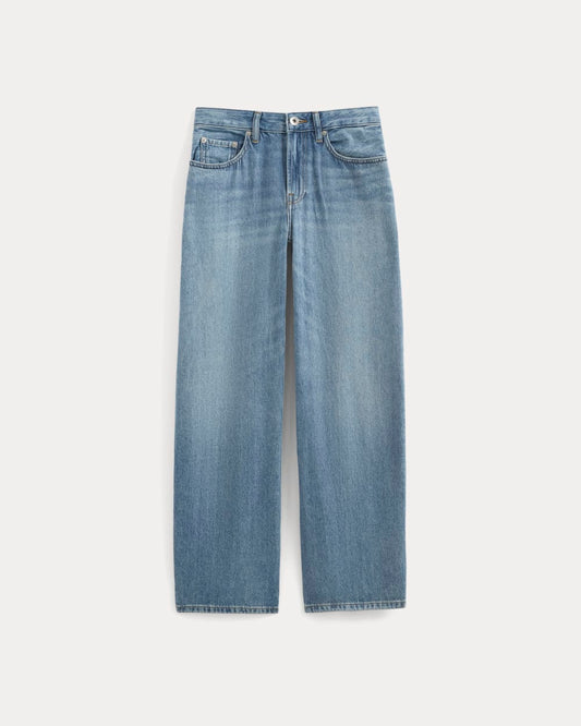 Loose Curve Jean | Tungsten Bright