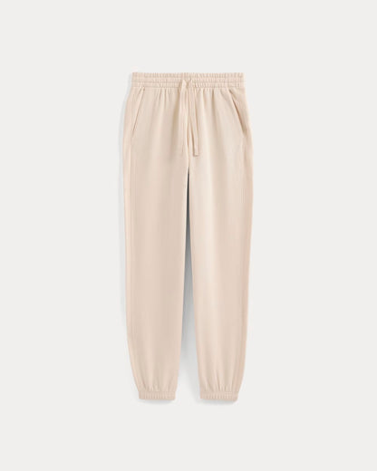 Lightweight Terry Jogger | Parchment