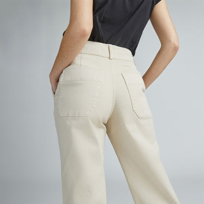 The Organic Straight-Leg Pant | Pumice Stone