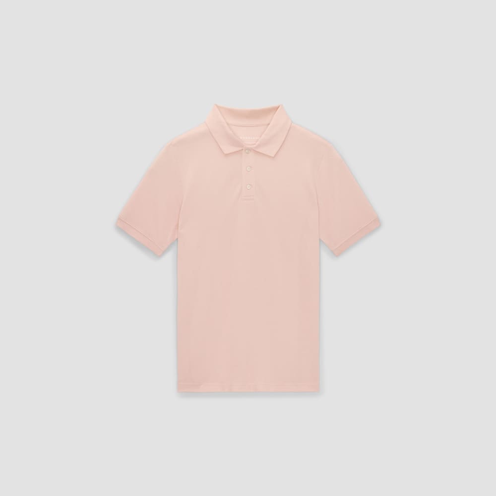 The Pique Polo | Petal Pink