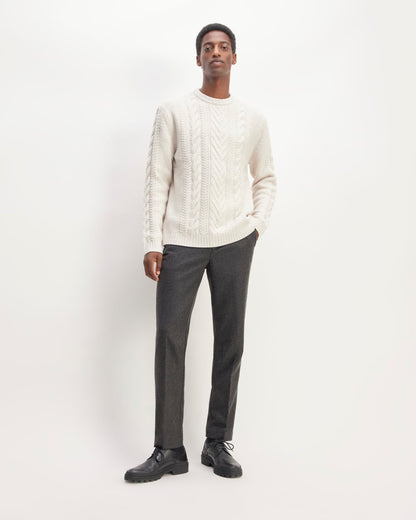 The Wool Flannel Pant | Heather Charcoal