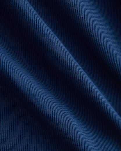 The Luxe Rib Crew | Estate Blue