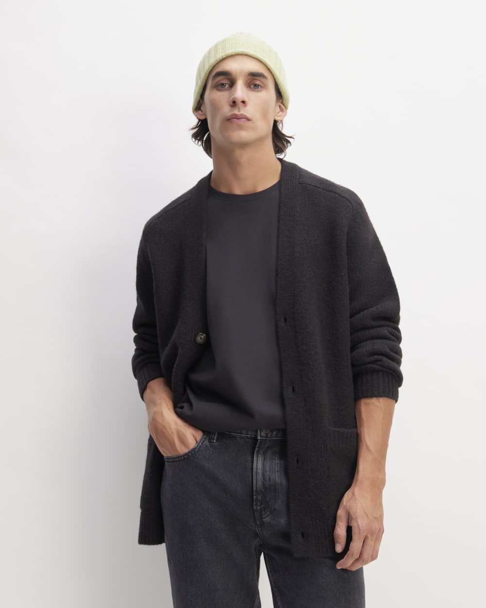 The Cashmere Beanie | Seafoam Green