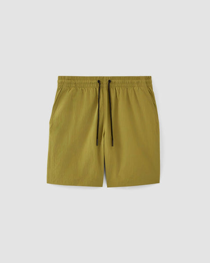 The ReNew Nylon Short | Moss Green