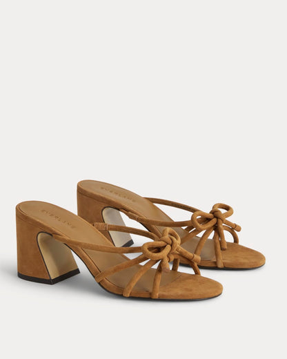 The Bow Heel | Canyon Brown Suede