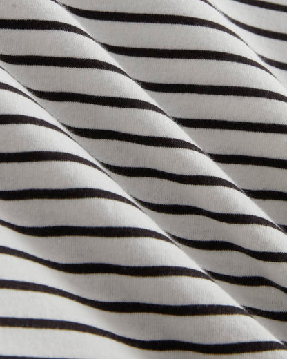 The Essential Organic Crew | Bone / Black