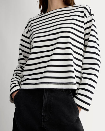 The Mariner Tee | Bone / Black