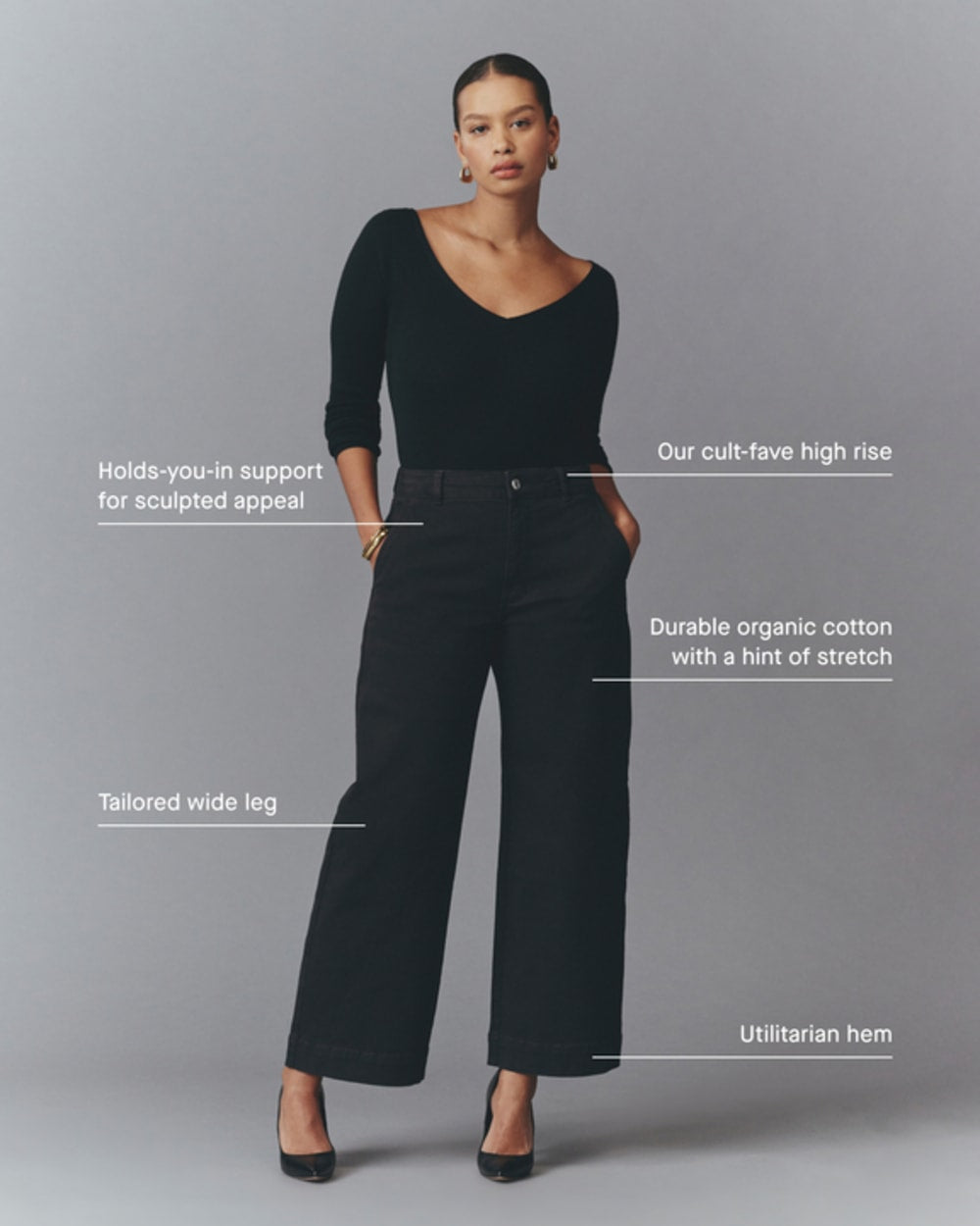 The Utility Wide-Leg Pant | Cocoa