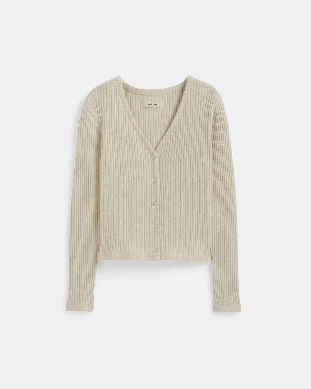 The Cozy Rib Cardigan | Bone