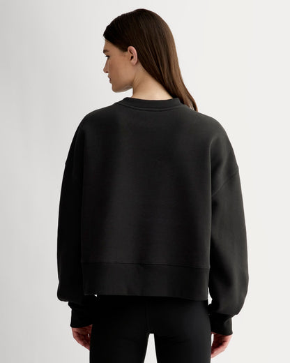 Luxe Fleece Sweatshirt | Black