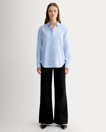 The Must-Have Shirt in Silky Cotton | Pale Blue