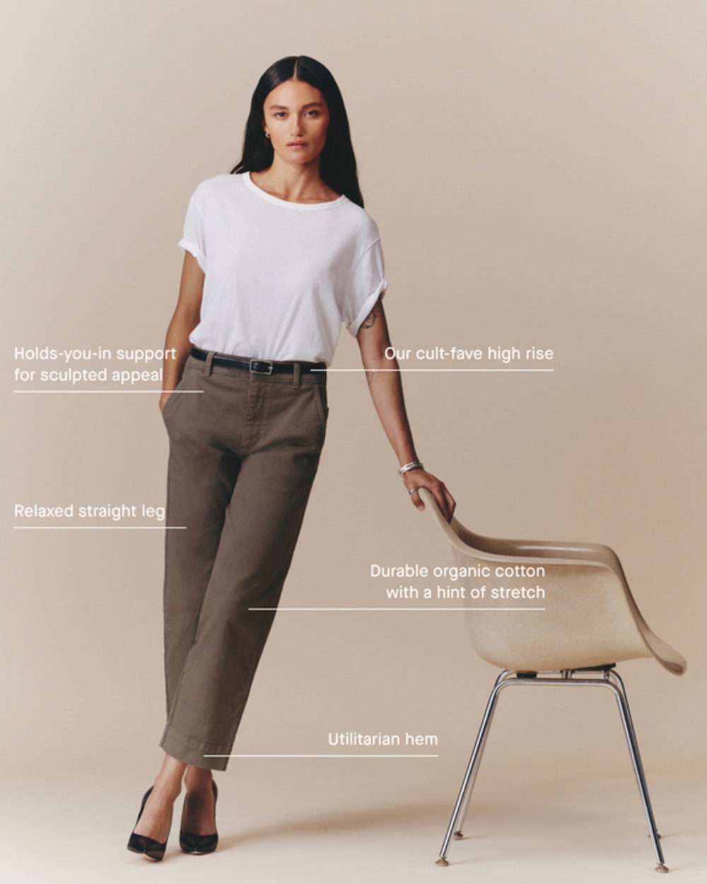 The Utility Straight-Leg Pant | Kalamata | 26.5" Inseam