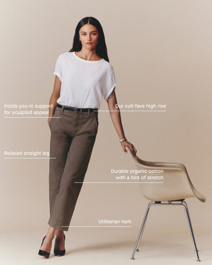 The Utility Straight-Leg Pant | Kalamata | 26.5" Inseam
