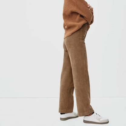 The Corduroy Wide-Leg Pant | Toasted Coconut