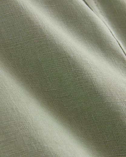 The Crossback Tank in Linen | Seagrass