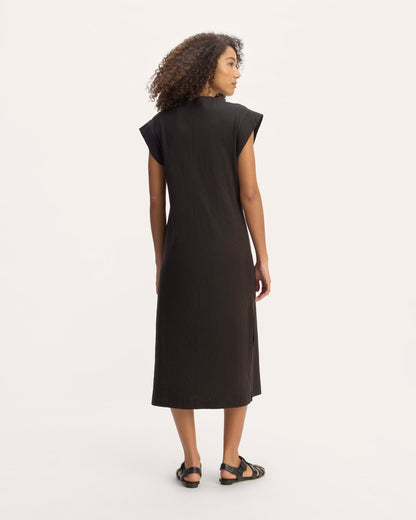 The Muscle Tee Midi Dress | Black
