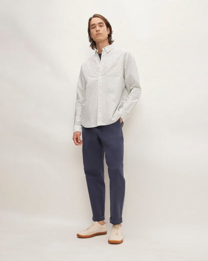 The Classic Oxford Shirt | Bone/Navy | Tall