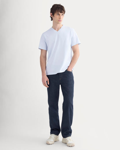 The Essential Organic V-Neck Tee | Skywriting