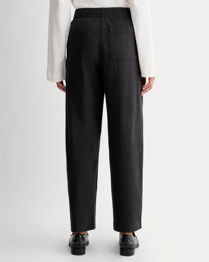 The Off-Duty Barrel Pant | Black