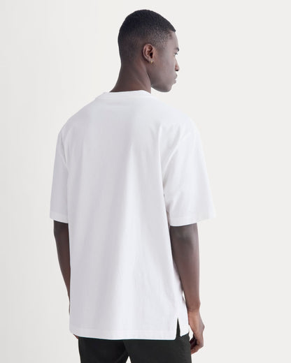 Oversized Midweight Tee | White