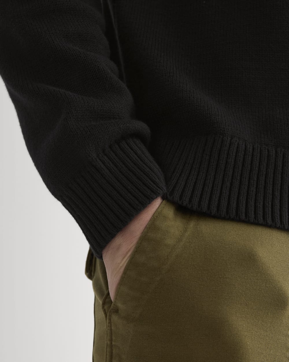 The Classic Sweater in Everyday Cotton | Black