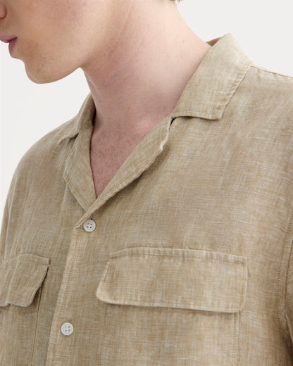 The Resort Shirt in Linen | Cornstalk Chambray