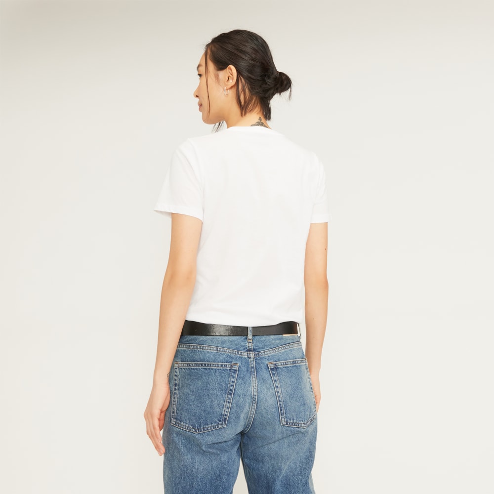 The Organic Cotton Crew Tee | White