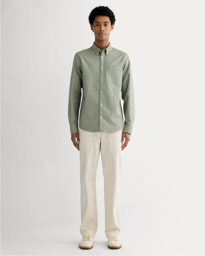 The Slim Oxford Shirt | Sage Green | Tall