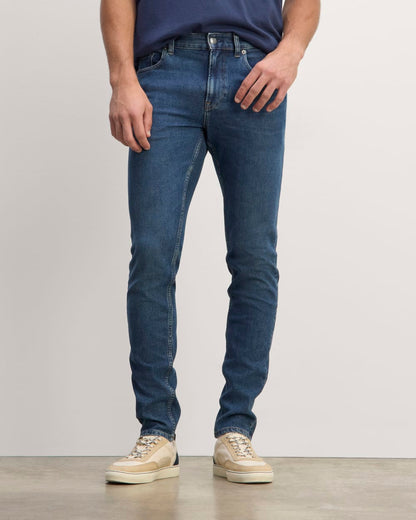 The Skinny 4-Way Stretch Organic Jean | Uniform | Medium Indigo