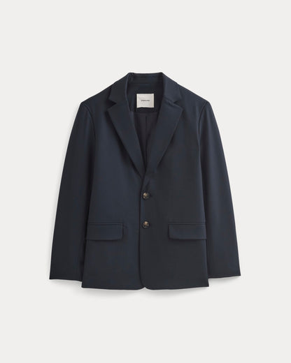Tropical Wool Blazer | Dark Navy