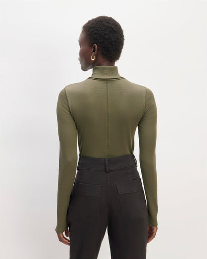 The Luxe Rib Turtleneck | Kalamata