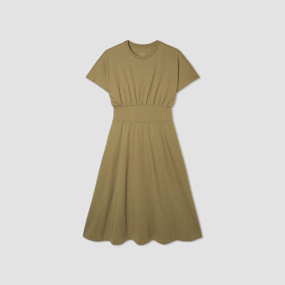 The Organic Cotton Waisted Dress | Kalamata