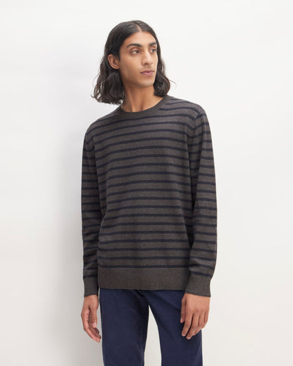 The No-Sweat Sweater | Uniform | Heathered Midnight / Heathered Ash