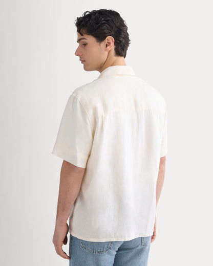 Linen Resort Shirt | Blue Wing Teal
