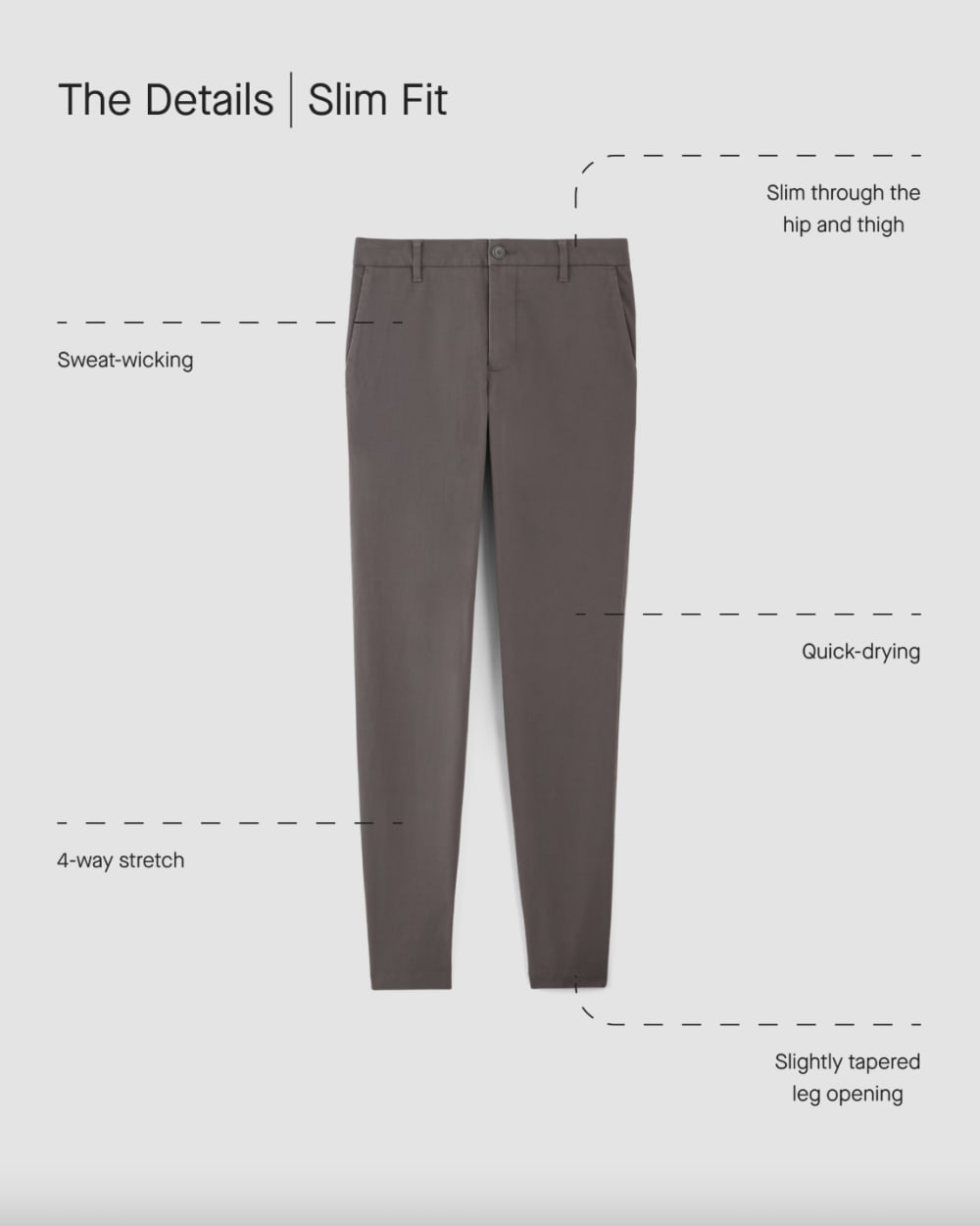 The Performance Chino | Uniform | Pale Green | Slim