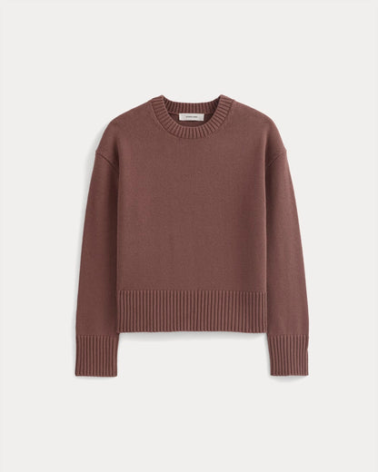 The Boxy Sweater in Everyday Cotton | Mocha