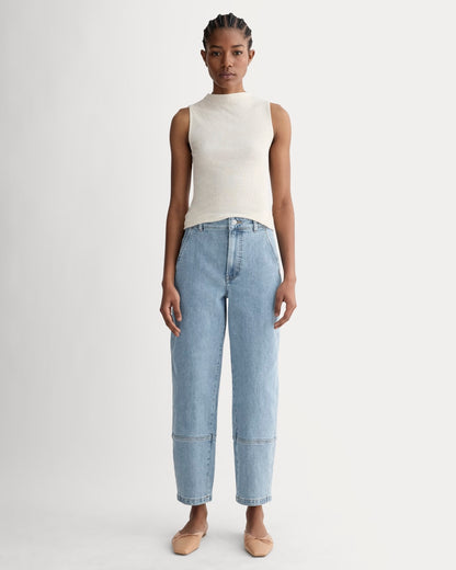 The Utility Barrel Jean | Light Indigo | Regular