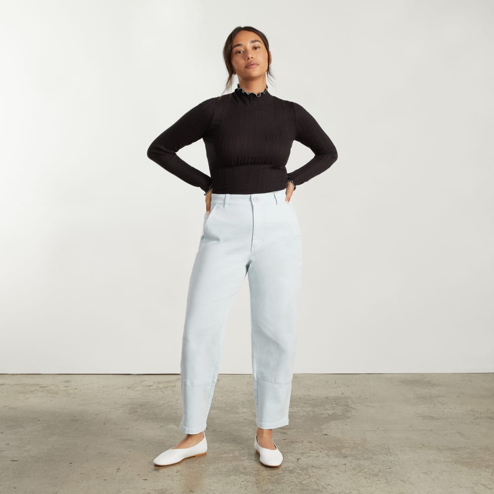 The Utility Barrel Pant | Sky Blue | Regular