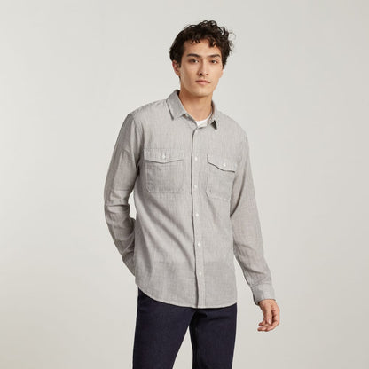 The Long-Sleeve Summer Shirt | Black / White