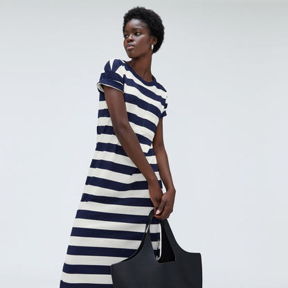 The Organic Weekend Maxi Dress | Navy / Canvas