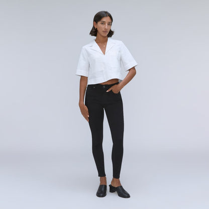 The Mid-Rise Skinny Stretch Jean | Black