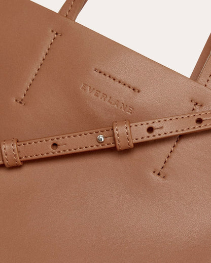The Luxe Italian Leather Crossbody | Cognac