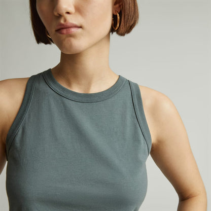 The Tank in Essential Cotton | Green Balsam