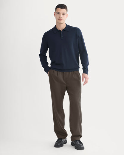 Ultrasoft Polo Sweater |  Navy
