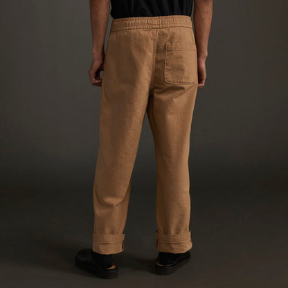 The Canvas Organic Cotton Drawstring Pant | Cappuccino