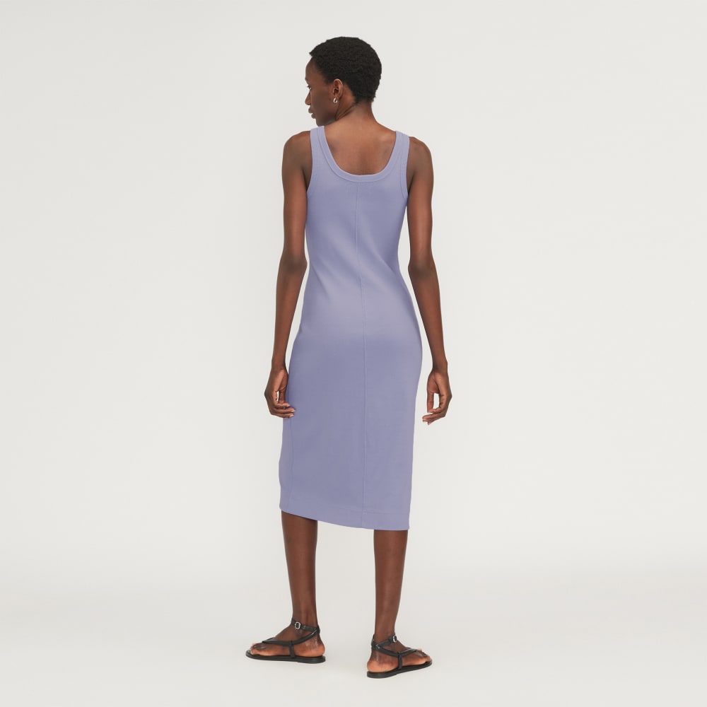 The ’90s Rib Dress | Cornflower Blue
